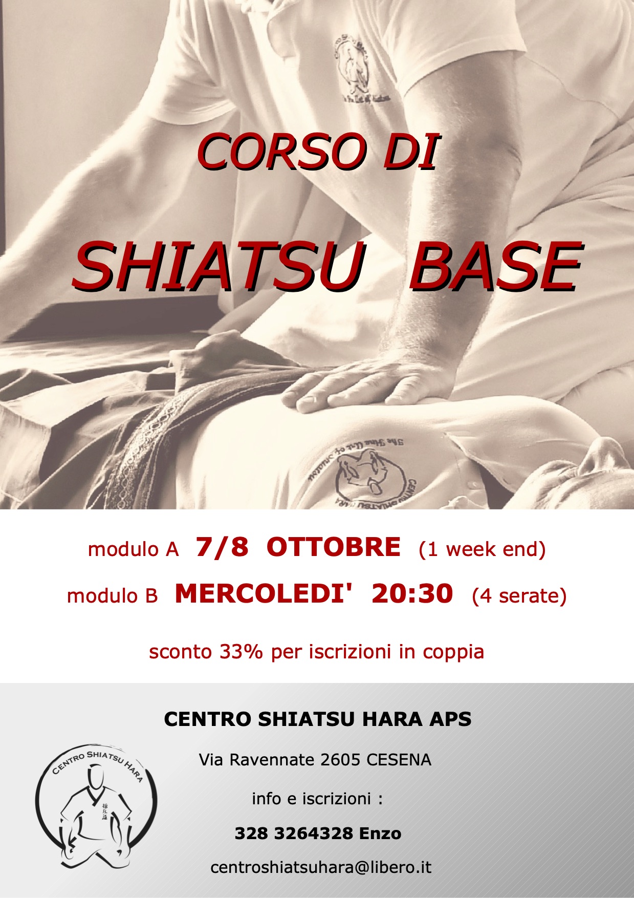 Corso Shiatsu base 2023